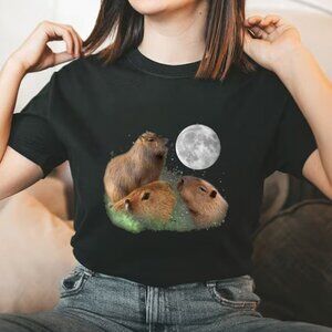 Three Moon Capybaras Shirt, capybara, capybara shirt, capybara t-shirt